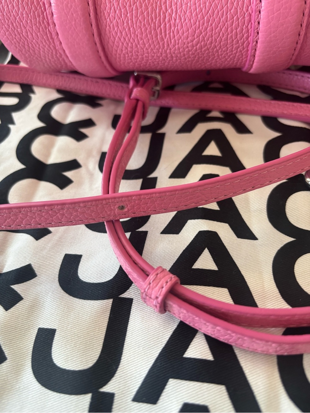 Marc Jacobs Pink The Duffle Mini Leather Satchel - Picture 14 of 14